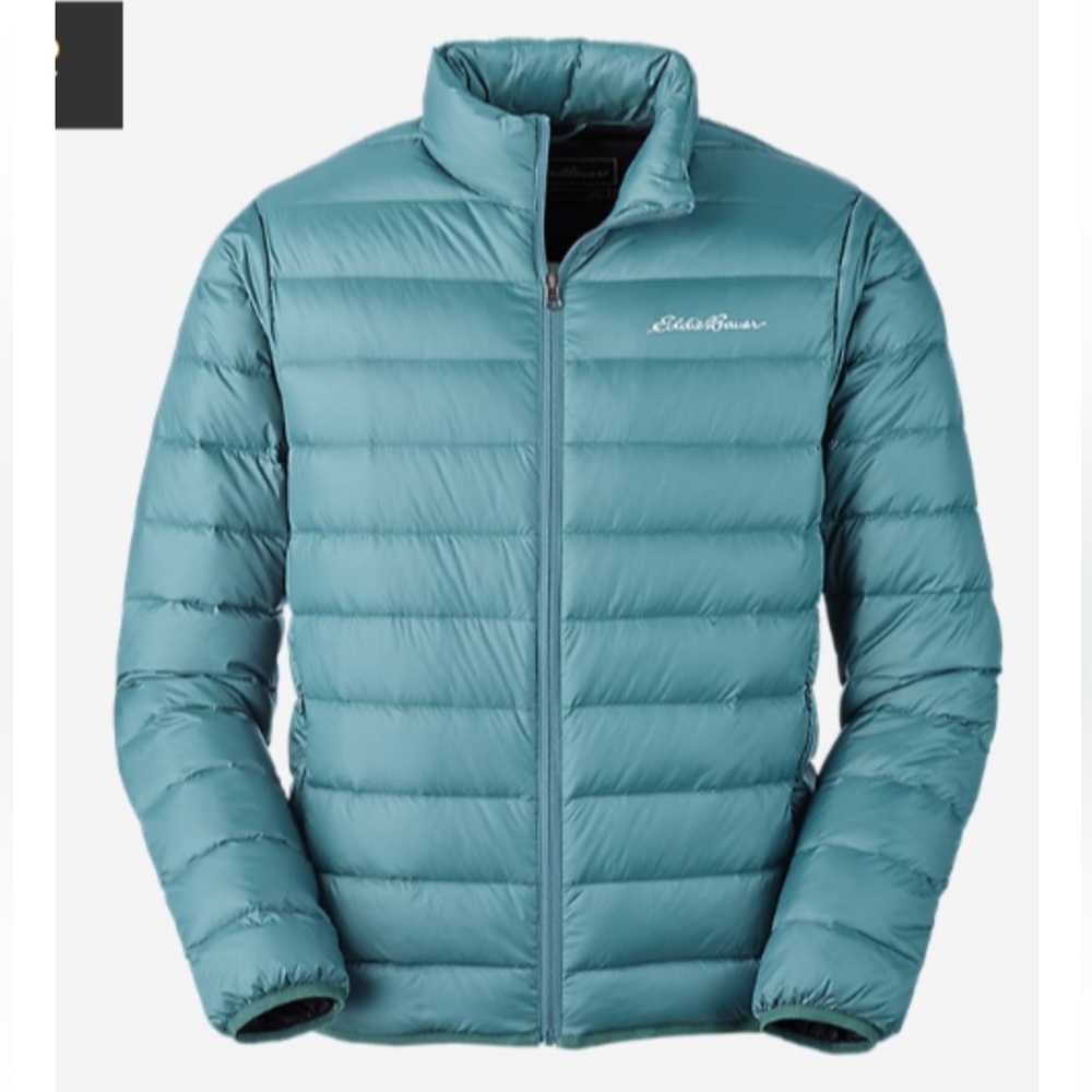 Eddie Bauer Men’s CirrusLite Spring Down Jacket Size 2XL Full Zip-up mock neck